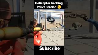 Helicopter hacking police station 😯newupdate shorts helicopter hacker indianbikedriving3d gta [upl. by Argela]