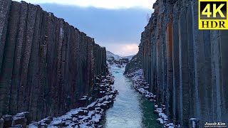 Iceland l Stuðlagil Canyon l Drone l Cinematic l 4K HDR [upl. by Quintie279]