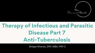 Therapy of Infectious and Parasitic Disease Part 7 [upl. by Ilrebma]