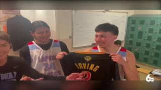 NBA star sends message of support for Lapwai basketball team [upl. by Scornik278]