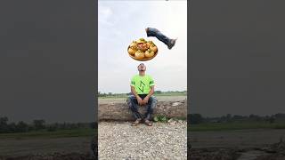 VFX Leg And hand matching and panipuri eating shortfeed [upl. by Assenat]