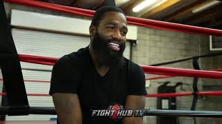 ADRIEN BRONER’S FULL LAS VEGAS MEDIA SCRUM  PACQUIAO VS BRONER [upl. by Yecad]