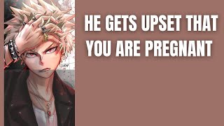 He gets upset that you are pregnant  Bakugou x Listener [upl. by Anuahsed]