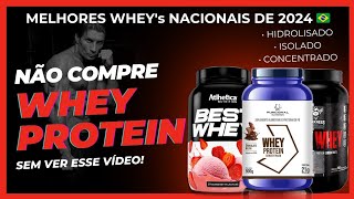 9 MELHORES WHEY PROTEIN DE 2024 🥇MELHOR WHEY NACIONAL 🇧🇷  whey bom e barato [upl. by Sheree710]