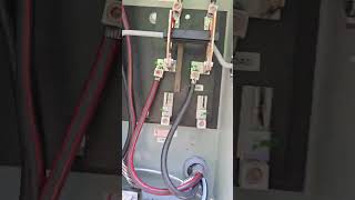 New manual 200amp transfer switch for whole house generator Video2 [upl. by Yendor]