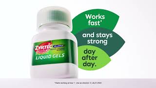 ZYRTEC® Liquid Gels for Fast Allergy Relief  ZYRTEC® [upl. by Alta]