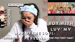 BTS 방탄소년단 BOY WITH LUV REACTION  MAP OF THE SOUL PERSONA FIRST LISTEN ✿ [upl. by Yesteb331]