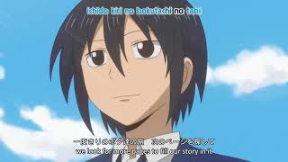 Danshi Koukousei no Nichijou opening with english subtitles [upl. by Howlyn]