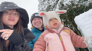 SNOW Day In New Jersey Family VLOG [upl. by Anileba]