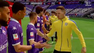 Parma  Fiorentina Coppa Italia FULL MATCH LIVE EA TV EA SPORTS FC 24 [upl. by Ynobe]