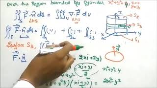 Gauss Divergence Theorem Numerical Part 2 II Engineering Maths [upl. by Ariayek]