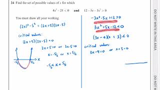 Quadratic Inequalities  GCSE Higher [upl. by At]