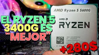 El Ryzen 5 5600G NO es MEJOR en GAMING y te digo por qué  RYZEN 5 3400G VS 5600G [upl. by Nilyram]