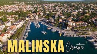 Discover Malinska Town on Krk Island Croatia [upl. by Ybreh]