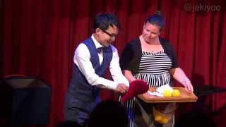 Comedy magic by Hilarious magician Jeki Yoo [upl. by Oetsira]