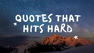 Quotes thats hit hardLife Lesson Quotes of the Day [upl. by Aihtenyc]