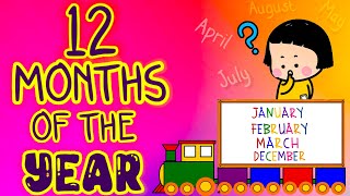 12 Months Of The Year  12 Months Name  January February March  Learn The Months For Kids [upl. by Arhoz559]