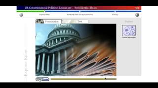 Saylor POLSC231 US Government amp Politics Lesson 20  Presidential Roles Express Roles [upl. by Nole]