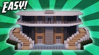 Minecraft How To Build A Modern Mansion House Tutorial 23 [upl. by Mellisent448]