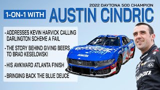 Austin Cindric Talks Kevin Harvick Comments Giving Brad Beer amp Bringing Back the Blue Deuce [upl. by Angeline]