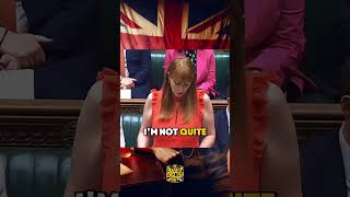 Angela Rayner caught reading script uk politics [upl. by Junno]