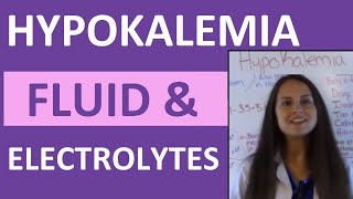 Fluid amp Electrolytes Nursing Students Hypokalemia Made Easy NCLEX Review [upl. by Annoif]