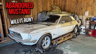 First Wash in 18 Years ABANDONED Ford Mustang  Will It Run [upl. by Fidelity]