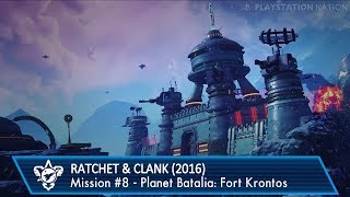 Ratchet amp Clank 2016  Walkthrough  Mission 8  Planet Batalia Fort Krontos [upl. by Caravette]