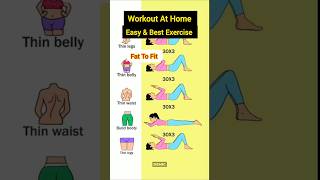 Easy Workout At Home For Weightloss 😱 Fat To Fit 🔥shorts weightloss workout fitness yoga [upl. by Lleinnad]