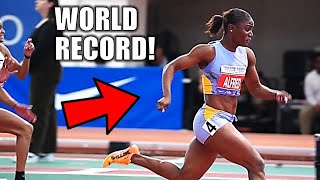 A NEW WORLD RECORD  Julien Alfred amp DinaAsher Smith Set AllTime Best At Texas Relays [upl. by Marguerie]