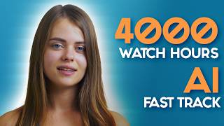 AI Fast Track to 4000 Watch Hours 2024 Step by Step Guide [upl. by Verne]