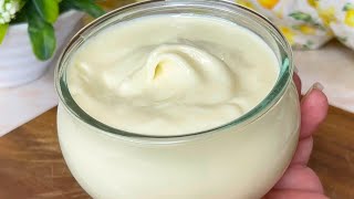 Mayonnaise Maison  SANS OEUFS NI HUILE  Ou Recette Crème Fraîche Rapide [upl. by Pavia529]