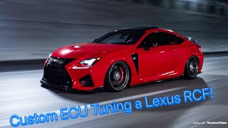 TUNING a Lexus RCF with Delicious Tunings Custom Map do we FEEL A DIFFERENCE [upl. by Orimar662]