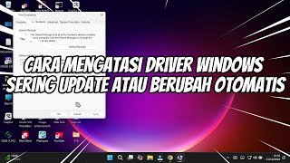 Cara Mengatasi Driver Windows Sering Update atau Berubah Otomatis [upl. by Refynnej]