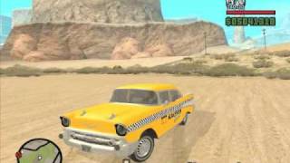 Chevrolet BelAir Taxi  GTA San Andreas de PC e Android [upl. by Aihtibat]