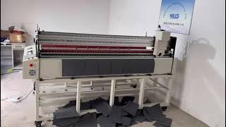 2000mm Geotextile Nonwovens fabric cutting slitting machine roll to sheet cutter slitter machine [upl. by Anatnom]