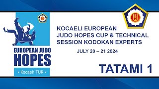 Tatami 1Day 2  Kocaeli European Judo Hopes Cup amp Technical Session Kodokan Experts [upl. by Luelle595]