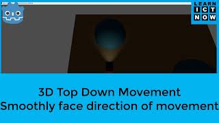 3D Look in Direction of Movement in Godot 4 [upl. by Pirali]