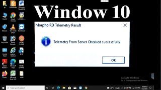 How to install Morpho Driver In Window 10  Device Registration Failed Telemetry Check Unsuccessful [upl. by Ehpotsirhc]