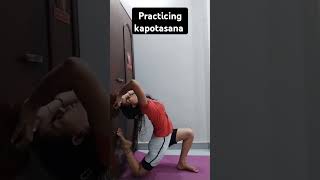 HOW TO START FOR KAPOTASANA yoga ARDHKAPOTASNA [upl. by Ellennoj35]