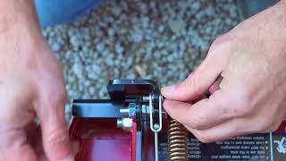 GrassFlap How To Install Clevis Pin on Flap End [upl. by Nwahsd118]