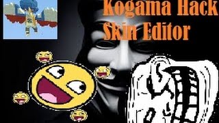 Kogama  Hack Skin Editor [upl. by Hannahoj]