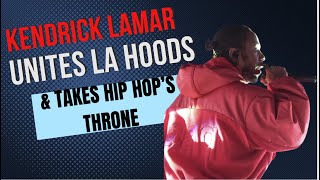 Kendrick Lamar Creates Huge Moment For Hip Hop The West Coast amp Bloods amp Crips kendricklamar [upl. by Midas]