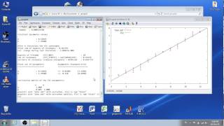 gnuplot linear fit with error bars [upl. by Squires68]