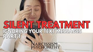 Silent Treatment  Ignoring Text Messages Part 1 [upl. by Ellynad]