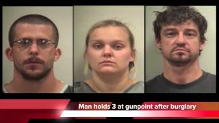 Homeowner holds 3 burglars at gunpoint until police arrive [upl. by Yvaht]