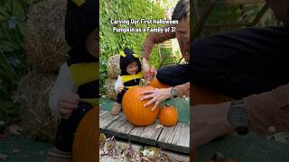 halloween pumpkin halloween2024 mom momlife motherhood sahm sahmlife familytime [upl. by Merline]