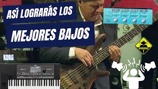 Cómo PONCHAR el BAJO en un RITMO de teclado la mejor ecualización [upl. by Dnalyk857]