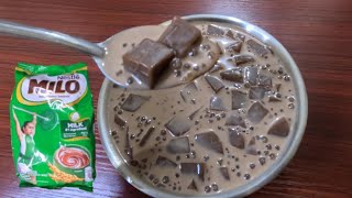 TrendingMilo Jelly Salad  Perfect Dessert [upl. by Aeniah7]