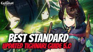 NEW Updated Tighnari Guide 50  Best Builds Weapons Artifacts Teams  Genshin Impact [upl. by Dusa658]